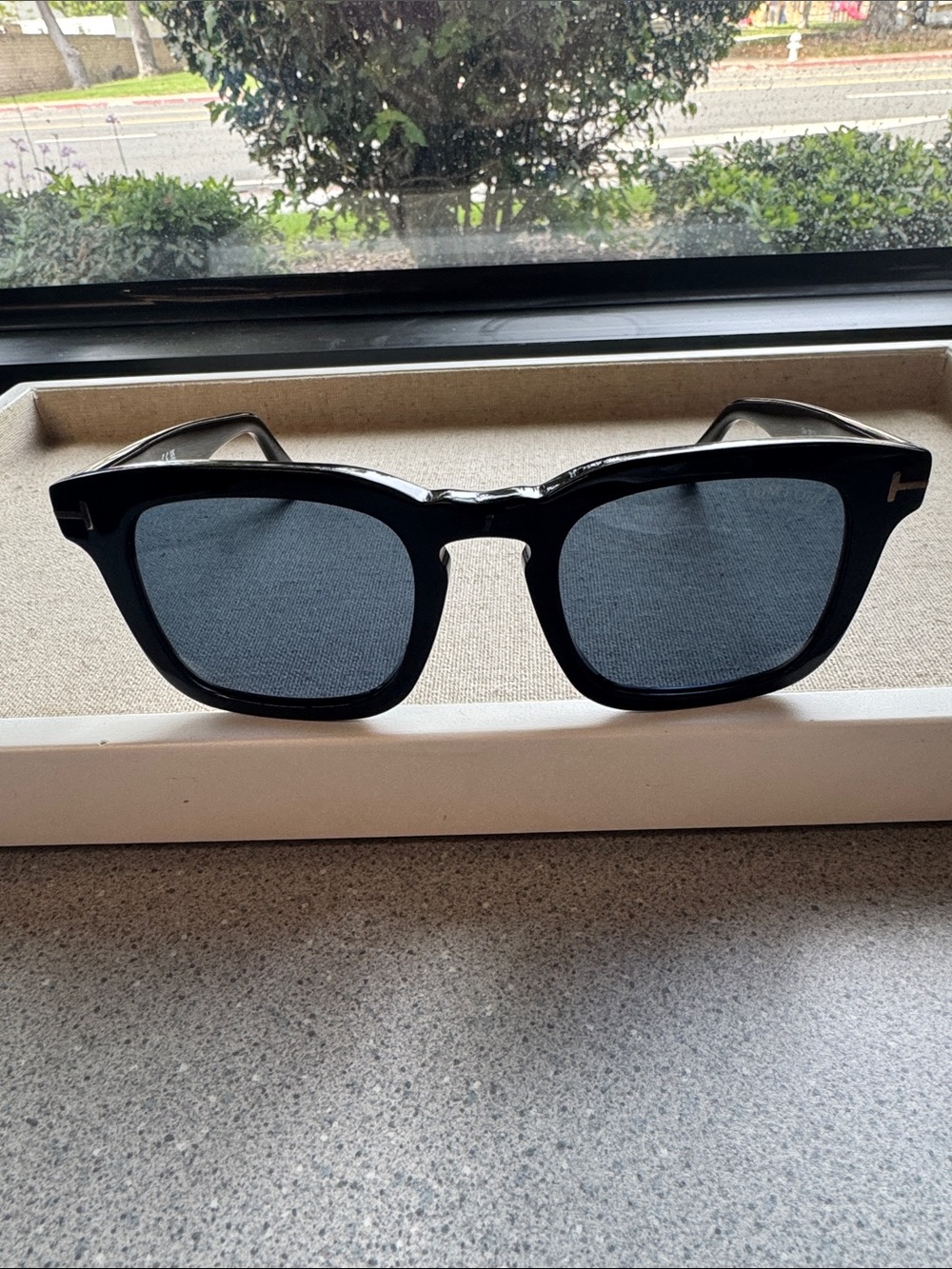 Tom Ford DAX TF751 Men's Black Sunglasses - Classic Square Frame